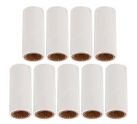 Angoily 9 Recambios de Rodillo Quitapelusas Mini Blanco, 30 Hojas por Recambio, Adhesivo Fuerte para Eliminar Pelo de Perro y Gato en Ropa, Muebles y Alfombras, Adecuado para Uso