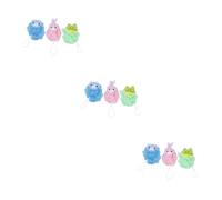 Angoily 9piezas Esponjas De Baño De Animales Cartoon Para Suaves Divertidas y Duraderas Para Ducha y Spa Incluye Conejo Rana y Oso
