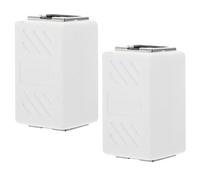 Angoily Acoplador Rj45 Ethernet Hembra a Hembra 2 Piezas Blanco Compatible Cables Cat6 Cat5E y Cat5 Adaptador Extensor de Cable Ethernet para Redes Informáticas y Conexión Estable