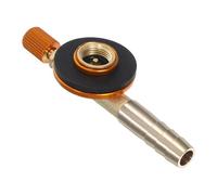 Angoily Adaptador de Cartucho para Hornillo de Camping de Latón Convertidor Portátil de Propano a Butano Conexión Segura para Bombonas de Gas Planas Adecuado para Senderismo y Cocina