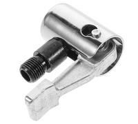 Angoily Adaptador de Mandril de Neumáticos Negro Bloqueo, Conector Roscado para Bomba de Inflado Rápido, Accesorio Portátil para Compresor de Aire, Compatible Inflado de Neumáticos y