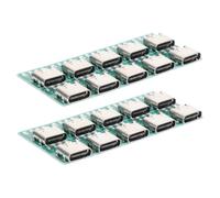 Angoily Adaptador USB-c Placa Conector Hembra para Electrónica DIY, Módulo Placa PCB Conector Serial USB 3.1, Compatible Cables Datos Rápido y Confiable En Computadoras