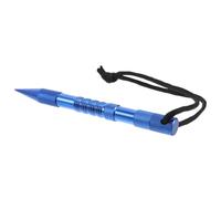 Angoily Aguja para Cordón Paracord Azul, Herramienta para Tejer Pulseras DIY, Anudador de Alambre Resistente y Portátil para Proyectos de Cuerda al Aire Libre y Supervivencia