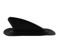Angoily Aleta de Tabla de Surf Inflable de PVC Negra, Versátil y Fácil para Principiantes, Adecuado para Navegar en Río y Mar Estabilidad y Control