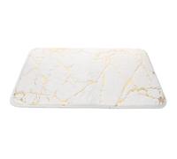 Angoily Alfombra de Baño Antideslizante Mármol Blanca Absorbente de Agua para Baño y Salón Alfombrilla Suave Diseño Moderno para Suelos Húmedos
