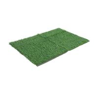 Angoily Alfombra Decorativa para Césped Artificial 40X60 CM Tapete Antideslizante para Baño Base Blanca Alfombra Creativa para Hogar y Entrada
