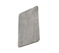 Angoily Alfombrilla Antideslizante para Baño de Poliéster Gris 40X60 CM Absorbente Secado Rápido Cojín Suelo Adecuado para Cocina Lavandería y Recibidor