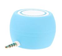 Angoily Altavoz Aux In Portátil Compacto con Superficie Mate Altavoz Externo Recargable para Móvil Portátil y Tablet Plug In Fácil de Usar Sonido Potente y Diseño Elegante Azul