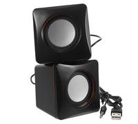 Angoily Altavoz Mini USB Portátil para Ordenador Compacto y Fácil de Transportar Altavoz para Escritorio y Uso Casa u Oficina Sonido Estéreo para PC y Portátil