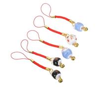 Angoily Amuletos De La Suerte Maneki Neko Japones Colgante Decoración De Mochila Cordón Para Teléfono