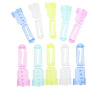 Angoily Anillos Guía de Hilo de Plástico para Tejer 10 Piezas Anillos de Bucles de Ganchillo para Mantener Tensión Uniforme en Labores de Tejido y Crochet