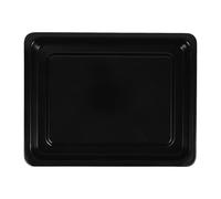 Angoily Bandeja para Hornear Esmaltada Negra Brillante 31X24X25 CM Reutilizable para Horno Eléctrico Inducción Molde Rectangular Resistente para Pasteles Galletas y Asados en Cocina