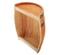 Angoily Barril de Vino Decorativo de Madera de Roble Medio Barril Colgante de 33 CM Adorno Vintage para Pared Decoración para Bar y Cava Suministro para Bares