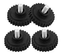 Angoily Base de Soporte para Báscula Electrónica Patas de Goma Antideslizantes Aplicables M8 Repuestos para Básculas Digitales de Cocina y Joyería Paquete de 4 Unidades 60-200 Kg