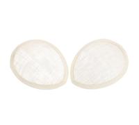 Angoily Bases para Tocado de Lino Forma de Lágrima, Malla Transpirable, Tamaño 10,4 X 13,7 Cm, Color Beige Claro, 2 Piezas para Accesorios de Sombreros Diy, Ideales para Bodas, Iglesias