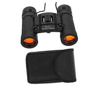 Angoily Binoculares Compactos 8x21 para Turismo y Observación De Aves, Plegables, Resistentes Al Agua, Ligeros y Portátiles, Ideales para Viajeros y Amantes Naturaleza En Color Negro