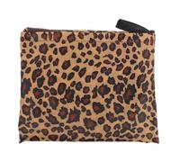 Angoily Bolsa de Compras de Leopardo de Tela Oxford 210d Grande, Reutilizable y Plegable, Bolso Versátil para Supermercado y Almacenamiento Diario