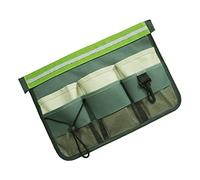 Angoily Bolsa de Herramientas para Jardín Portátil de Oxford con Banda Reflectante y Diseño Multifuncional Riñonera Ligera y para Uso Profesional y Doméstico
