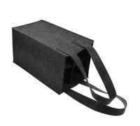 Angoily Bolsa Porta Botellas Vino De Fieltro Resistente y Reutilizable Bolsa Portátil con Compartimentos para Botellas para Regalos y Transporte Fiestas y Eventos