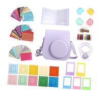 Angoily Bolsa Protectora para Cámara Instantánea Retro Estuche para Cámara Instant Mini con Filtros y Pegatinas para Usar Salidas