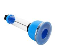 Angoily Bomba de Respiración Portátil para Terneros Cuerpo Plástico Azul y Mango de Nylon, Accesorio para Salud del Ganado, Herramienta de Succión para Líquido Amniótico y Ayuda