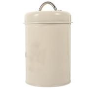 Angoily Bote Hermético de Metal para Café y Té 1200 Ml Recipiente Multifuncional para Condimentos y Almacenamiento Doméstico Color Marfil Adecuado para Cocina y Oficina