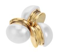 Angoily Botones Magnéticos para Ropa Mujer, Broches Decorativos Perlas sin Costura, Juego de 3 Piezas Blancas, Cierre Magnético para Blusas, Vestidos y Suéteres, Prevención de Exposición