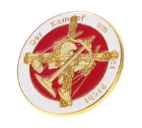 Angoily Broche de Balanza y Espada de Metal Dorado para Traje, Alfiler de Solapa Legal para Abogados, Accesorio Profesional de Justicia para Eventos Formales