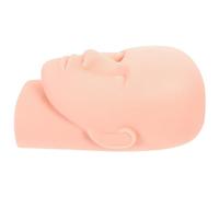 Angoily Cabeza de Maniquí para Práctica de Extensiones de Pestañas Modelo de Cabeza Suave y Realista Herramienta de Entrenamiento para Maquillaje Adecuado para Principiantes Tamaño