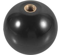 Angoily Cabezal de Joystick de 35 Mm Negro para Juegos Pelota de Juego Reutilizable de Plástico Accesorio Compatible Simuladores y Máquinas Arcade Repuesto Profesional