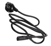 Angoily Cable De Alimentación De 2 Clavijas 3x0,75 Mm 1 Metro para Ordenador y Olla Arrocera Resistente Al Calor PVC Flexible Blanco para Uso Doméstico y Oficina