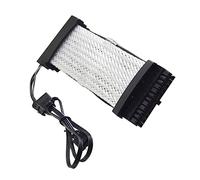 Angoily Cable De Extensión ATX De 24 Pines con Iluminación RGB para Fuente De Alimentación De Placa Base