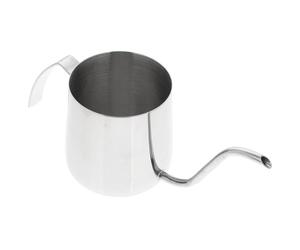 Angoily Cafetera en Acero Inoxidable 304 de Goteo Manual de 250 Ml con Mango en Forma de L y Escala, Adecuada para Preparar Café en Hogar y Uso Doméstico