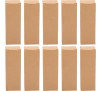 Angoily Caja de Almacenamiento para Lápiz Labial y Aceite Esencial de Cartón, 50 Unidades, Color Caqui, Ahorro de Espacio para Envolver y Regalar en Diferentes Lugares