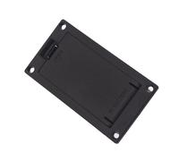 Angoily Caja De Batería De 9 v Negra, Estuche Portapilas Para Guitarra, Diseño Sin Cables, Montaje Plano, Accesorio Musical Compacto Para Músicos