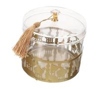 Angoily Caja de Golosinas de Hierro y Plástico, Reutilizable y Práctica para Boda y Tienda de Postres, Diseño Sencillo y Delicado