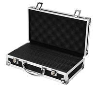 Angoily Caja De Herramientas Estuche Cosmético Maletín Rígido Con Candado Caso De Tatuaje Maleta Portatil Maletín De Transporte De Instrumentos Caja Multiusos Aluminio Equipo