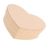 Angoily Caja de Papel Kraft con Forma de Corazón, Ligera y Fácil de Usar, Diseño Simple y Elegante para Almacenar Joyas o Dulces en Ocasiones Obsequios