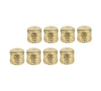 Angoily Cajas de Moxibustión Antiescaldaduras Doradas de Cobre 8 Piezas Ventilación Ajustable para Padres y Maestros en Terapias Alternativas de Salud