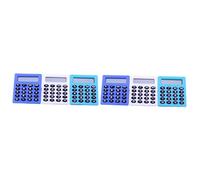 Angoily Calculadora Mini Adorable para Estudiantes Juego De Portátil Y Ligera para Exámenes Y Cálculos Rápidos 3 Piezas*2