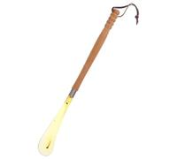 Angoily Calzador de Zapatos para Embarazadas Mango Largo de Madera, Cabeza de Goma y Resina Ligera, Herramienta Deslizadora para Calzado, Diseño Ergonómico y Colgante, Uso en Hogar