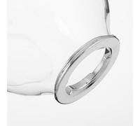 Angoily Candelabro de Vidrio 2 Piezas 85X21 CM Resistente al Viento Pantalla Transparente para Lámpara de Aceite Adecuado para Cenas y Eventos al Aire Libre