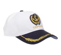 Angoily Captain Hat Baseball Capitán, Gorra de Capitán Ajustable Gorra Marina Gorra Hombre Sailor Gorra Náutica Mujer Hombres Adultos Gorro Marinero Accesorios de Disfraz Accesorio