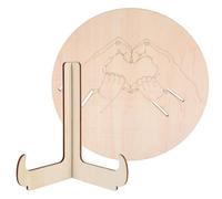 Angoily Cartel de Anuncio de Nacimiento para Recién Nacido de Madera Soporte Placa de Identificación para Hospital de Bebés Letrero Grabado Portátil para Sala de Maternidad 3 Unidades