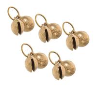 Angoily Cascabeles para Collar de Perro y Gato 5 Piezas 22 MM Cabezas de Tigre Metal Ligeros Campanas Colgantes Multifuncionales para Entrenamiento y Seguridad de Mascotas Interiores y