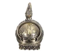 Angoily Cenicero Esférico de Aleación de Zinc con Tapa Resistente al Viento Diseño Vintage con 3D de Ave para Interior y Exterior Cenicero Decorativo para Sala y Balcón Obsequio para