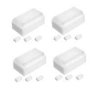 Angoily Cepillo De Entrenamiento Sensorial Para Baño Infantil De Cabeza Para Herramientas Sensoriales Para Bebés Y Pequeños Suministros Sensoriales Para 4 piezas x 4