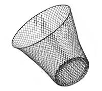 Angoily Cesta de Almacenamiento de Hierro Forjado Negra Cesta Multiusos para Frutas y Verduras Contenedor Metálico para Residuos y Ropa Protección para Plantas Adecuado para Hogar y