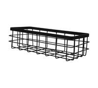 Angoily Cesta De Almacenamiento Metálica para Baño, Estante Compacto para Montaje En Pared Diseño Contemporáneo para Artículos Pequeños