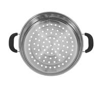 Angoily Cesta Vaporera de Acero Inoxidable para Verduras y Arroz Doble Asa, Resistente al Calor Deformación, Adecuado para Cocinar al Vapor en Casa
